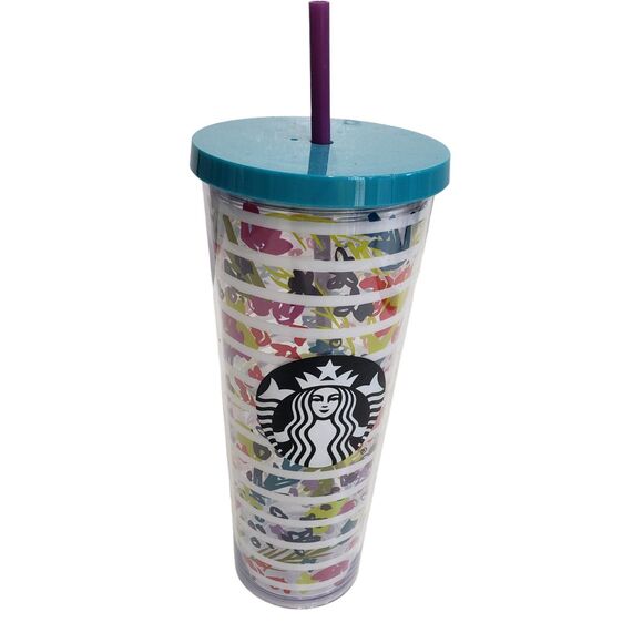 NEW Starbucks 24 fl oz Tumbler with Straw - Picture 1 of 5